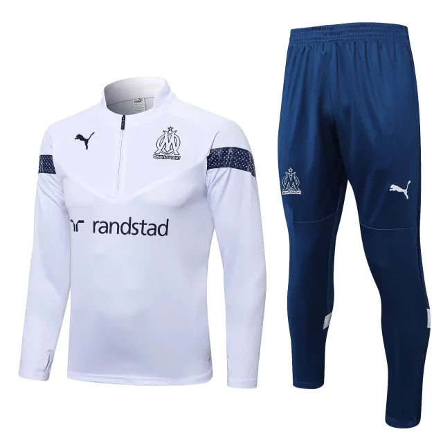 Conjunto de Treino Marseille 2023 Branco