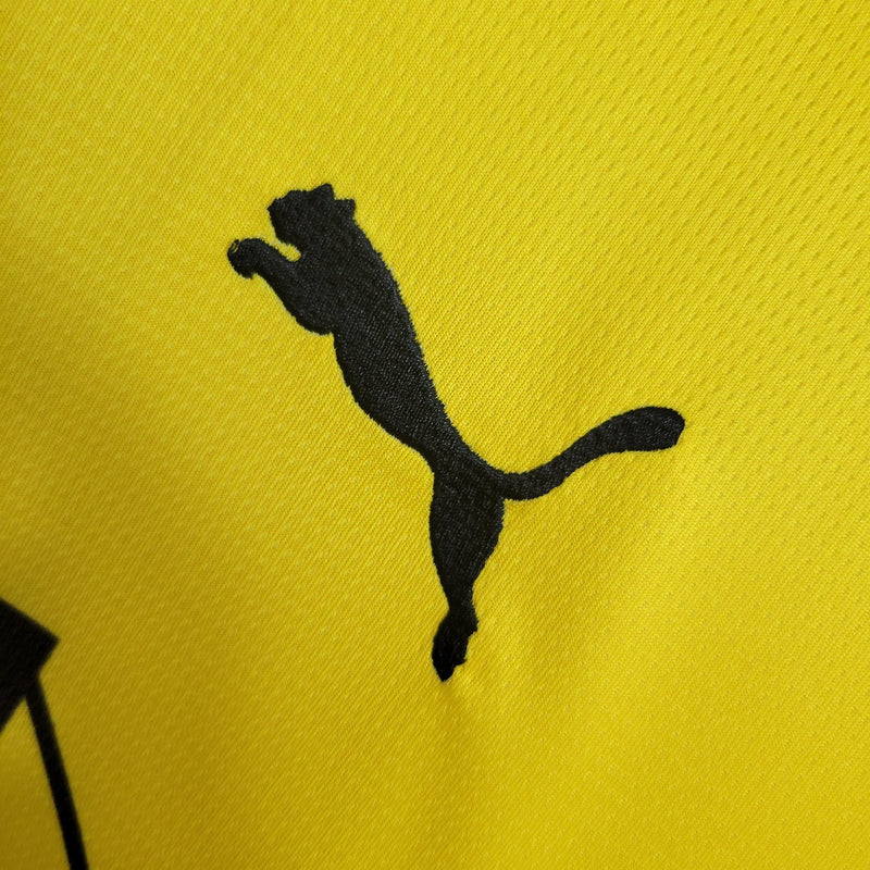 Camisa Borussia Dortmund Home 23/24 - Puma Torcedor Masculina - Lançamento