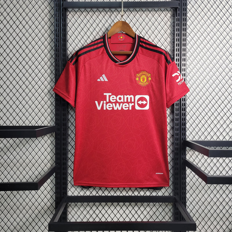 Camisa Manchester United Home 23/24 - Adidas Torcedor Masculina - Lançamento