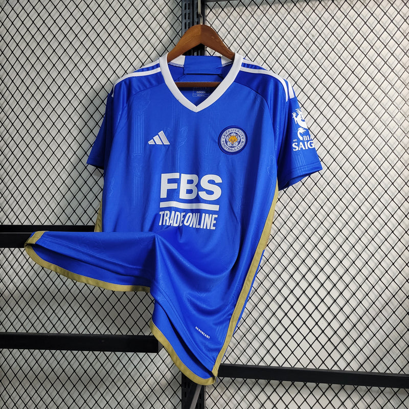 Camisa Leicester Home 23/24 Adidas Torcedor Masculina - Lançamento